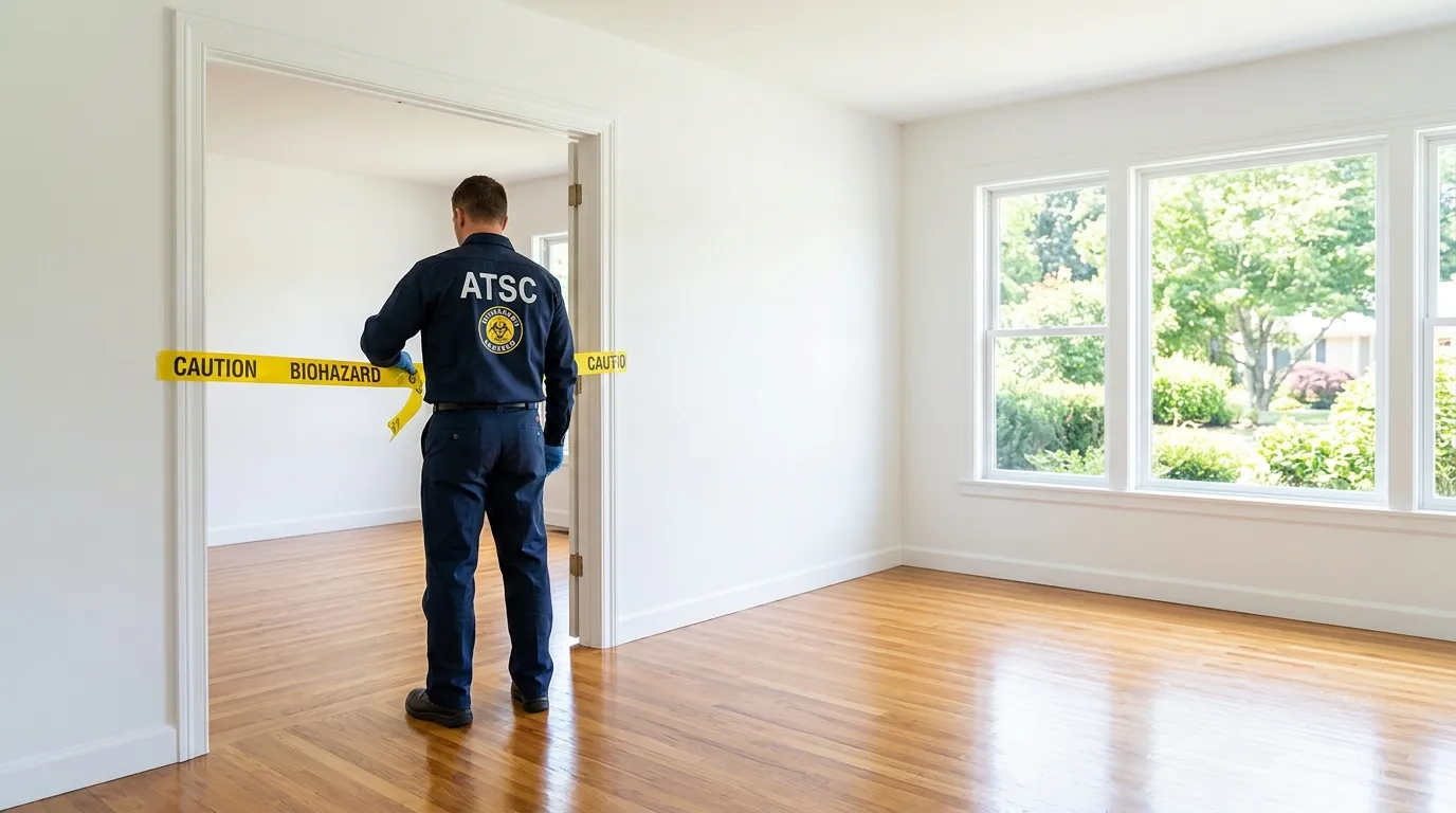Certified biohazard cleanup crew performing Decomposition Cleanup in Ala Moana
